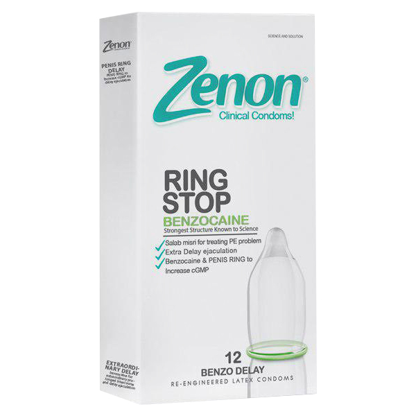 کاندوم 10عددی تاخیری موثر بنزوکائین زنون Zenon Ring Stop benzocaine